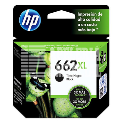 HP-CZ105A TINTA PARA IMPRESORA HP 662XL NEGRO